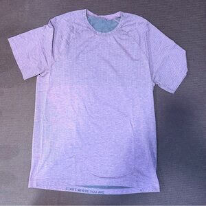 lululemon athletica Lavender Short Sleeve Tee